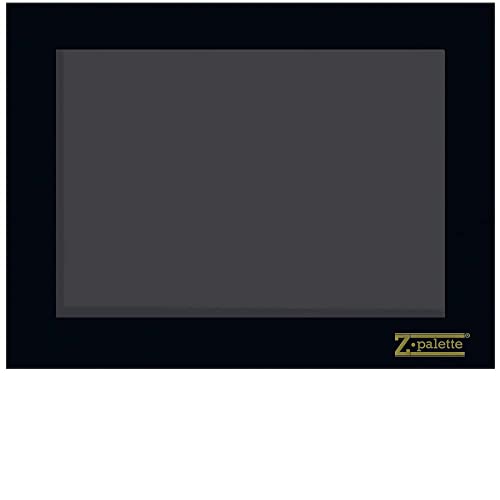 Z Palette Extra Large Black Empty Magnetic Makeup Palette with Clear Window