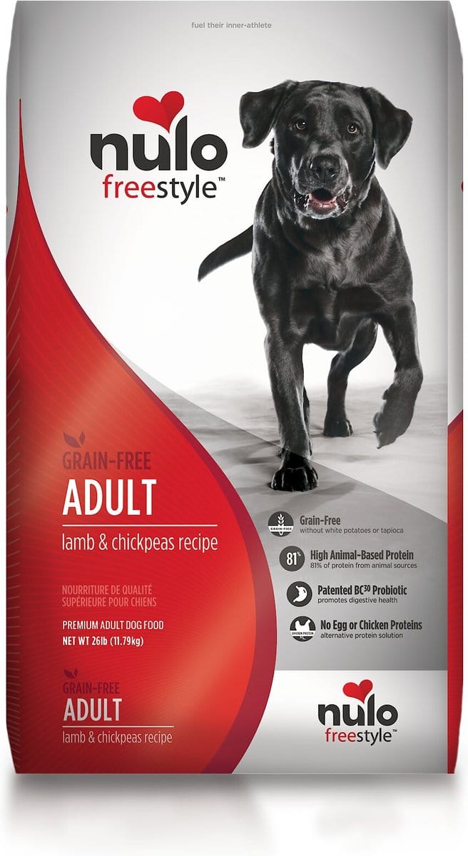 Nulo FreeStyle Grain Free Lamb and Chickpeas Recipe Dry Dog Food