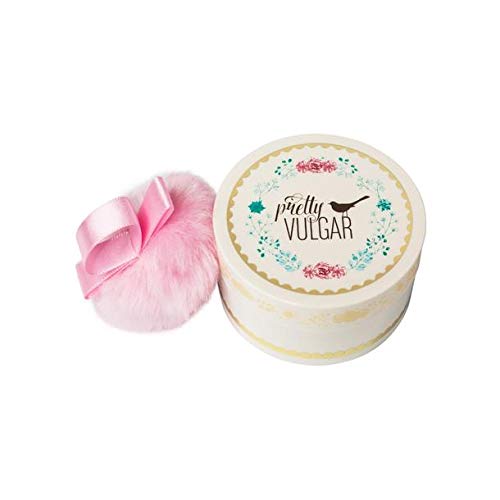 Pretty Vulgar The Powder Room Setting Powder, Translucent Loose Finishing Powder, Skin Smoothing, Pore-Minimizing, Matte Finish, Vegan, Gluten-Free and Cruelty-Free, 25g / 0.88 Oz.