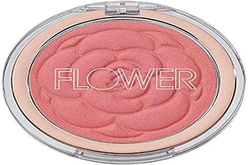 Flower Beauty Flower Pots Powder Blush - Smooth & Silky, Skin Tone Enhancing, Soft Satin Finish Makeup (Warm Hibiscus)