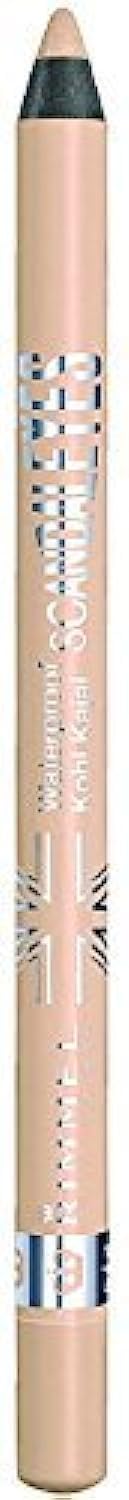 Rimmel London Scandal Eyes Waterproof Kohl Kajal Eyeliner, Nude 0.04 oz (Pack of 2)