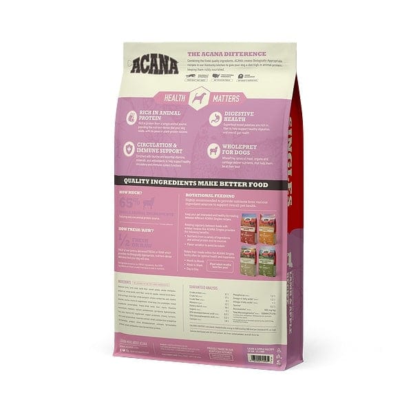 ACANA Singles Lamb & Apple Recipe Grain Free Dry Dog Food