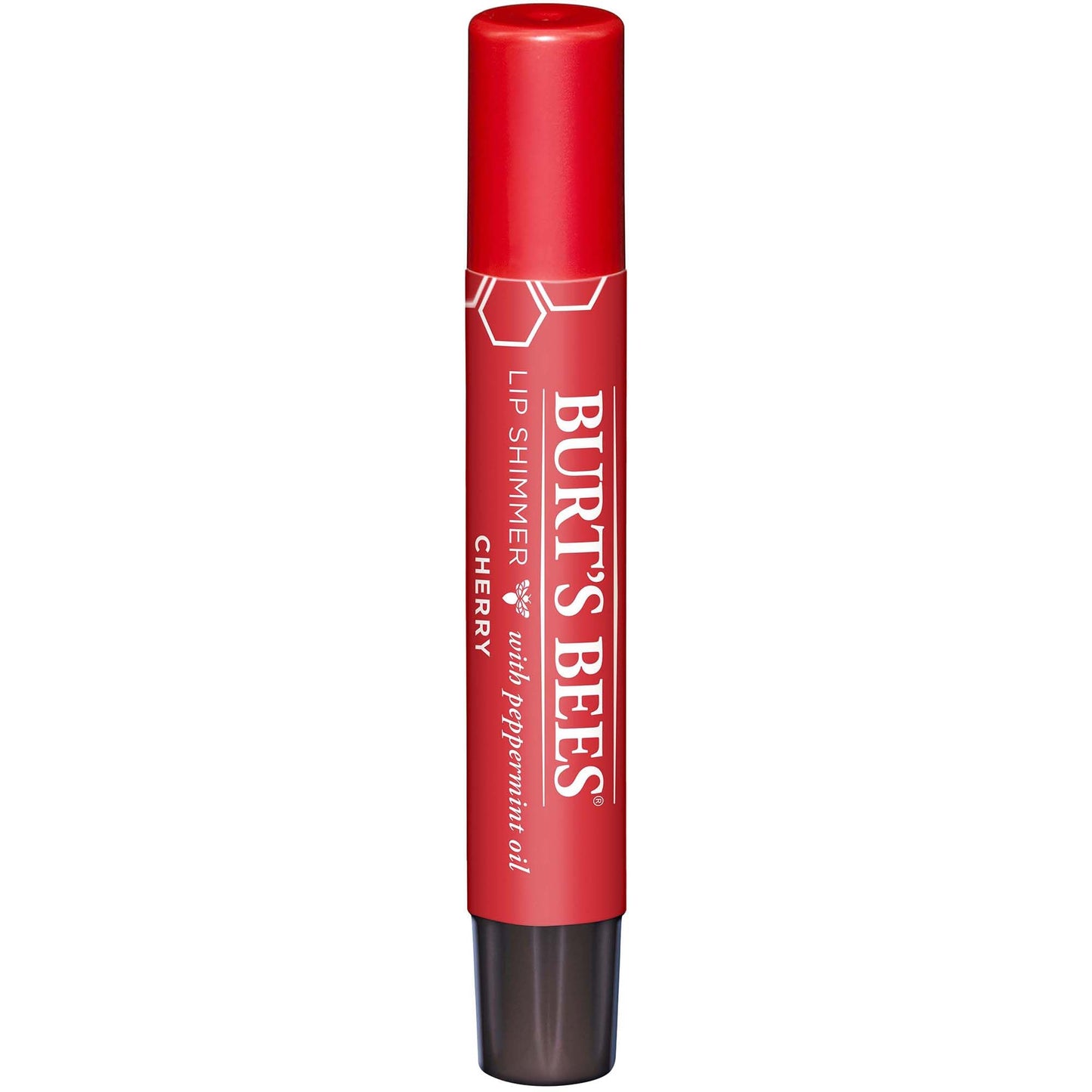 Burt's Bees Lip Shimmer, Cherry, 0.09 Ounces each (Value Pack of 8)