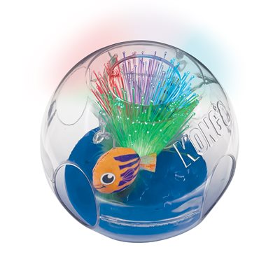 KONG for Cats Bat-A-Bout Glow Aquarium