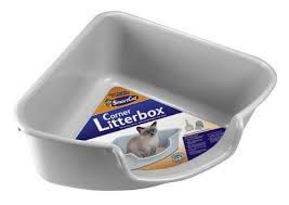 SmartCat - Corner Litter Box Grey