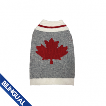 FouFouDog - Maple Leaf Sweater Grey
