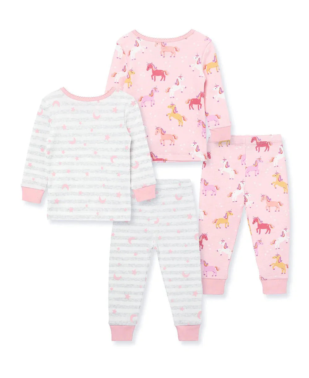 Unicorn 4Pc Pajama Set