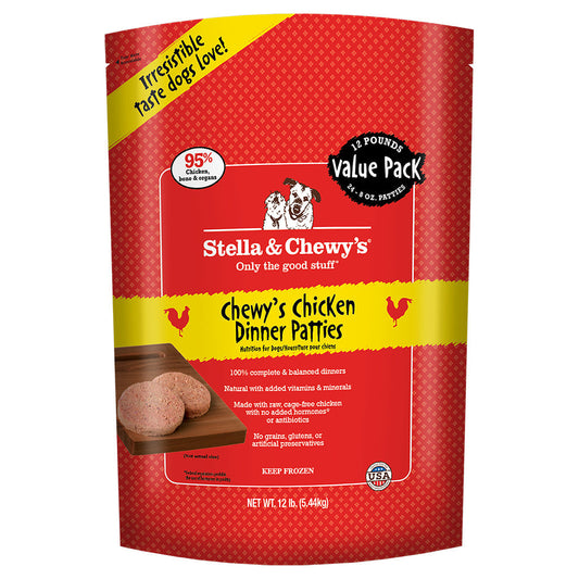 Stella and Chewys Frozen Dinner Patties for Dogs