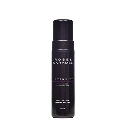 Rose & Caramel Intensity Bronzed Self Tanning Mousse 200ml. Bronze, Sunless Self Tanner, Hydrating & Longlasting