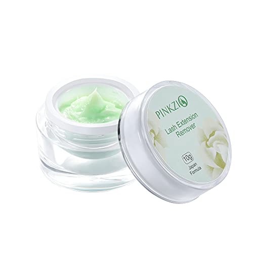 PINKZIO Eyelash Extension Remover Cream For Sensitive Eyes, 10g Glue Remover, Natural Pigment, Professional Lash Remover For Lash Extensions
