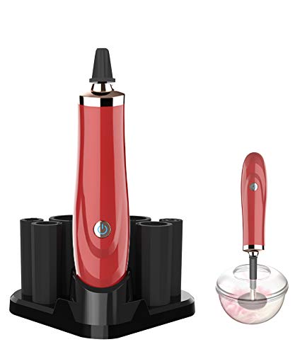 FreelyKoi makeup brush cleaner, with 6 rubber ring makeup brush cleaner, can be washed and dried in a few seconds, suitable for professional makeup brush cleaning tools.