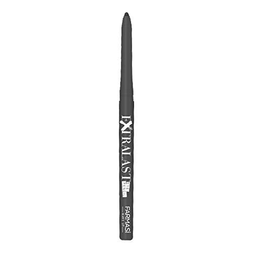 FARMASI Extralast Eye Pencil, Waterproof, Fade-Proof Eye Makeup, Long Lasting Eyeliner, with Its non-Flowing, non-Smudge Proof, 0.04 oz / 1.14 g (Black)