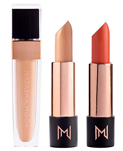 Natasha Moor: Conceal & Conquer 2 Kit | Liquid Magic Concealer, Secret Perfector & No Bag Vibes, Color Correcting Dark Circles and Hyperpigmentation, Easy to Blend, All Skin Types, 100% Cruelty Free