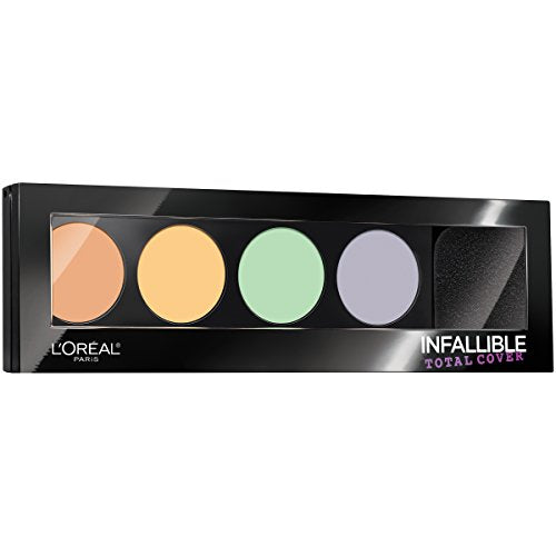 L'Oréal Paris Infallible Total Cover Color Correcting Kit, 0.17 oz.
