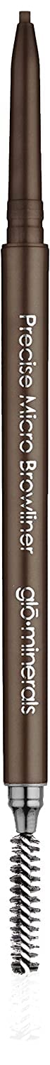 Glo Skin Beauty Precise Micro Browliner | Long-Lasting, Wax-Based Formula Glides On Skin and Shapes Your Brows, (Dark Brown)
