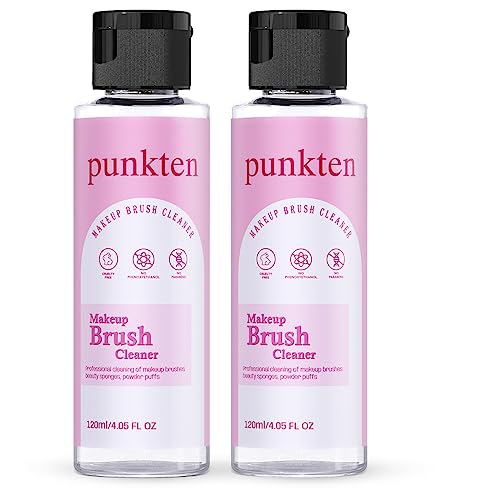 2PCS Makeup Brush Cleaner For Brushes, Sponge and Puff 8.1 Fl Oz,Deep Cleaning makeup brush cleaner solution