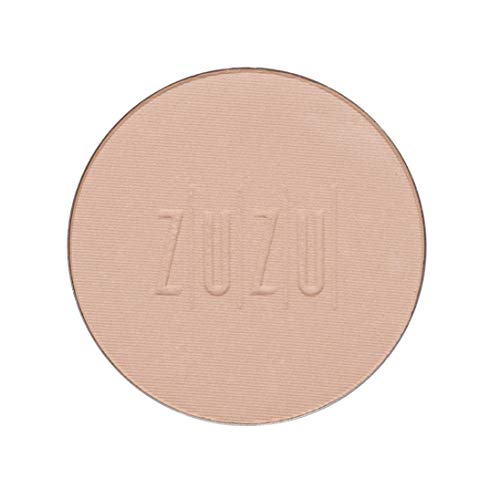 ZUZU LUXE Mineral Powder, Dual Powder Foundation, medium to full coverage, natural finish. Natural, Paraben Free, Vegan, Gluten-free, Cruelty-free, Non GMO, 32 oz. (Refill D -14)
