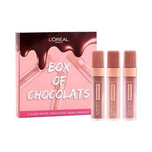 L'Oreal Paris Box of Chocolats Ultra Matte Lipstick Giftset