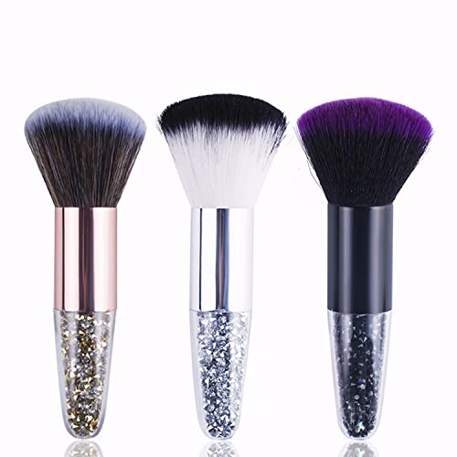 DANNEASY 3pcs Nail Dust Brush Acrylic Brush Cleaner Nail Duster Large Powder Brush Makeup Blush Brush Nail Art Brushes Brush for Nails Nail Tools