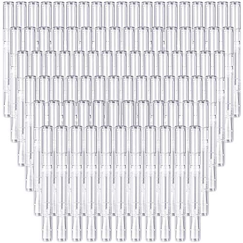 100 Pack 3Ml Transparent Twist Pens Empty Nail Oil Pen Brush, Cuticle Oil Pen Cosmetic Lip Gloss Container Applicators