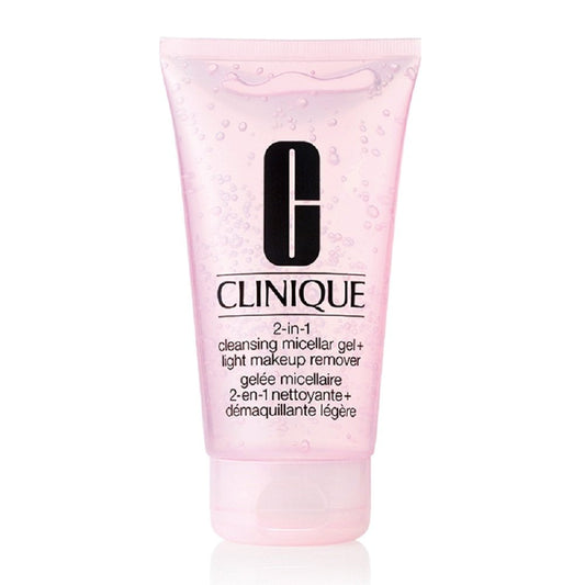 Clinique Cleansers & Makeup Removers 2-in-1 Cleansing Micellar Gel + Light Makeup Remover 1 fl oz / 30 ml