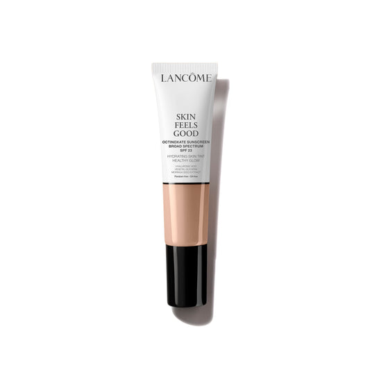 Lancôme Skin Feels Good Hydrating Tinted Moisturizer with SPF 23 - Oil-Free & Lightweight Foundation - Sheer Coverage with Healthy Glow Finish - 010C Cool Porcelaine