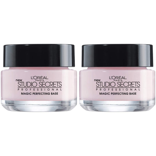 L'Oreal Paris Magic Perfecting Base Face Primer, Instantly Smoothes Lines, Mattifies Skin and Hides Pores, Suitable for All Skin Types, 2 Count