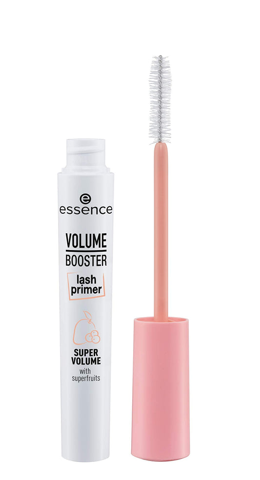 essence | Volume Booster Lash Primer Mascara | Infused with Mango Butter and Acai Oil for Nurtured Lashes | Conditioning Mascara Primer | White | Vegan | Paraben & Cruelty Free (Pack of 3)
