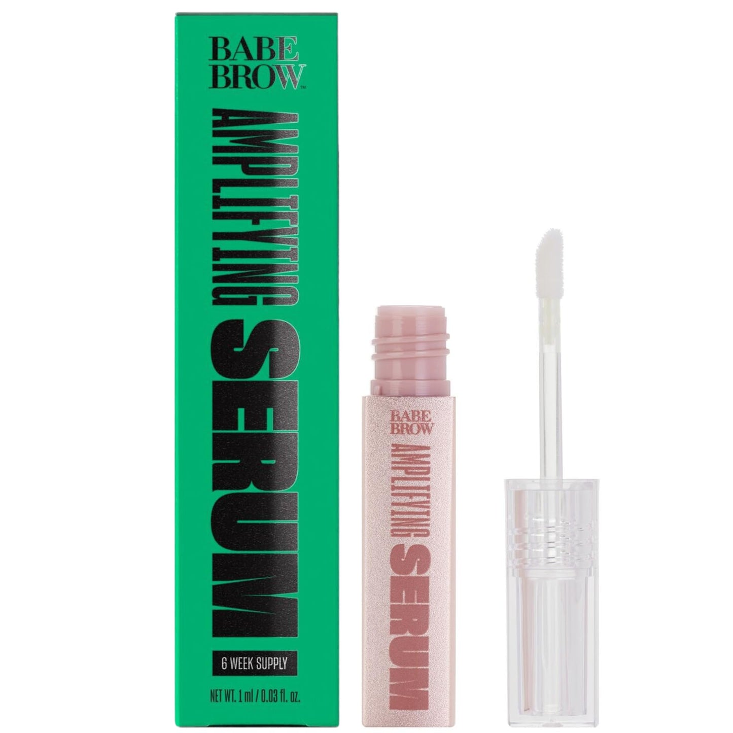 Babe Original Eyebrow Serum For Thicker Brows - Brow Serum with Castor Oil, Biotin, Repairing Amino Acids