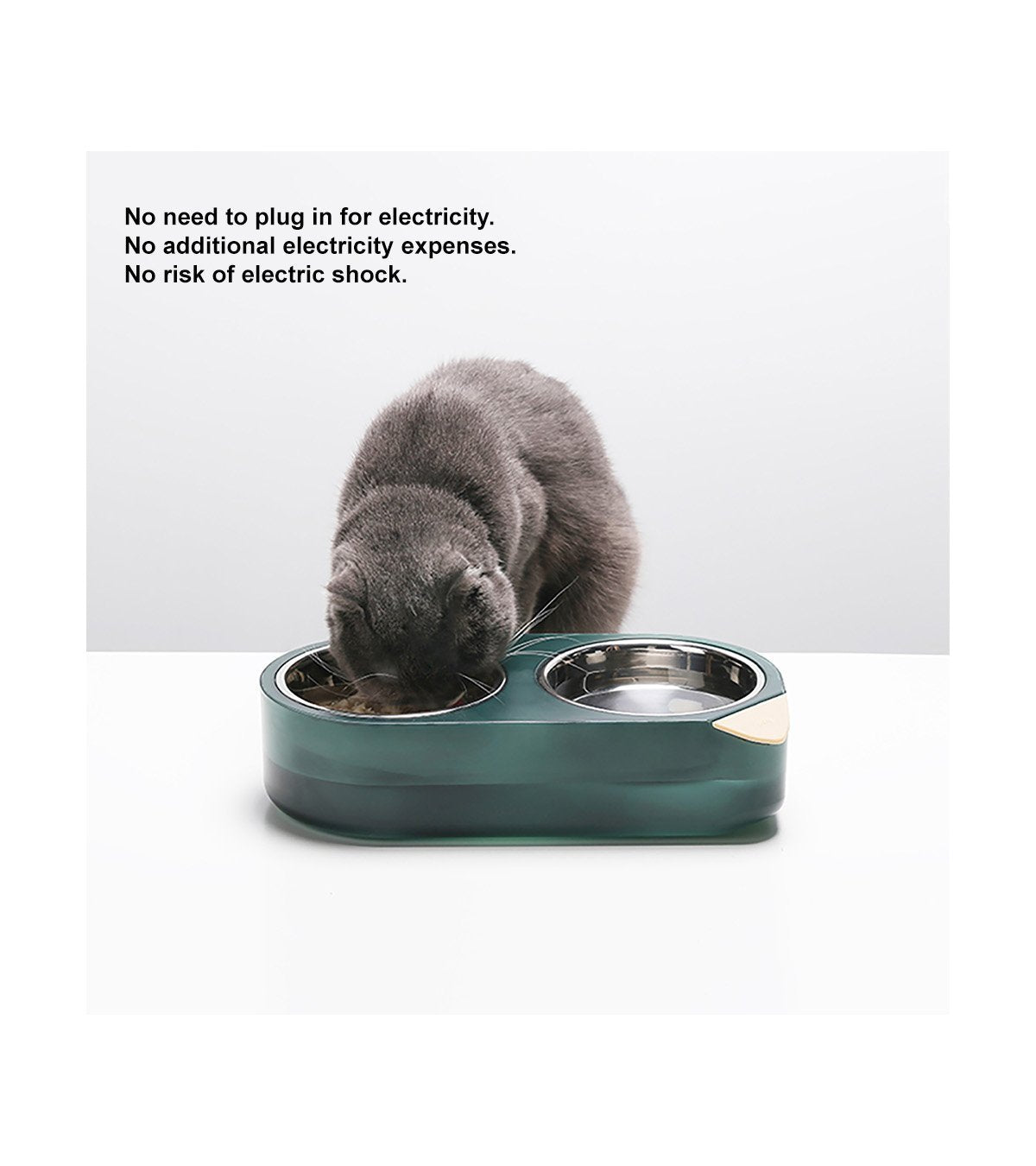 Pidan - Water Secret Cooling or Warming Pet Double Bowl