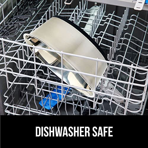 Stainless Steel Metal Dog Bowl Set of 2