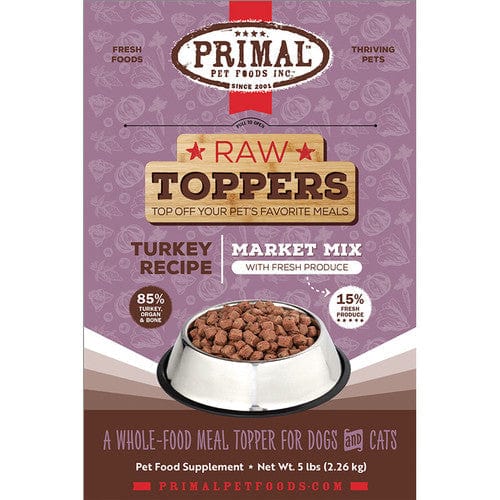 Primal Turkey Market Mix Raw Frozen Topper