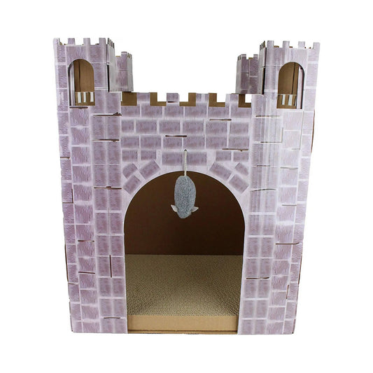 Midlee Castle Cat Scratcher House