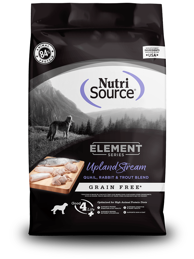 NutriSource Element Series Upland Stream Grain Free Recipe Dry Dog Food