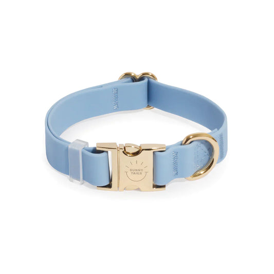 Sunny Tails Waterproof Collar - Malibu Blue