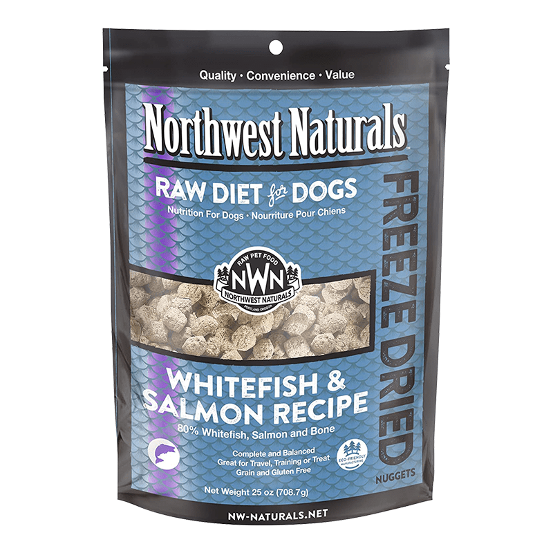 Northwest Naturals Freeze-Dried Raw Whitefish & Salmon Nuggets Dog Food
