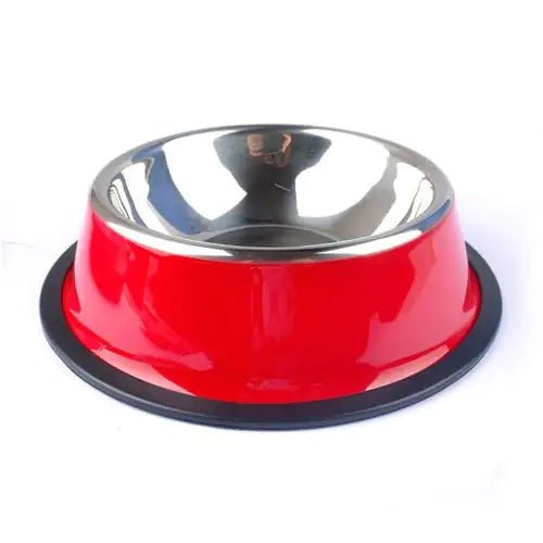 Stainless Steel Bowls Red XS