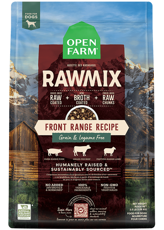 Open Farm Grain-Free RawMix Front Range Recipe Dog Food