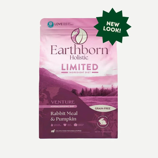 Earthborn Holistic Venture Grain Free Rabbit Meal and Pumpkin Dry Dog Food