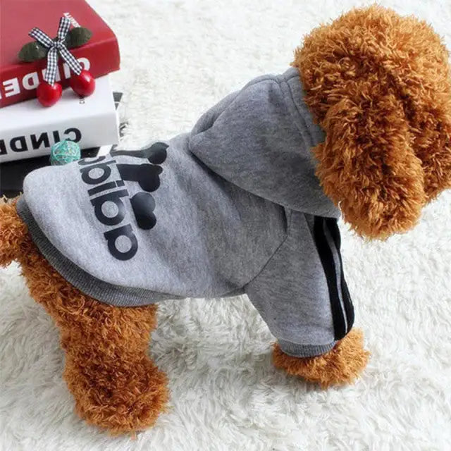 Dog Hoodies Gray XS 0-0.7kg