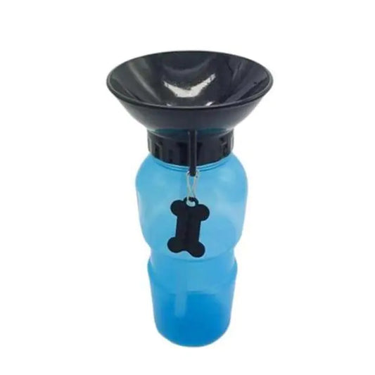 Portable Water Bottle Drinker For Pet Dogs Blue 5 pcs