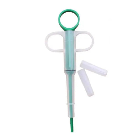 Tablet Pill Gun Piller Push Dispenser Green