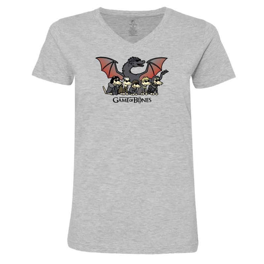 Game of Bones Final Season - Ladies T-Shirt V-Neck