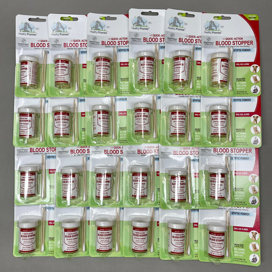 FOUR PAWS Case of 24 Quick Action Blood Stopper Styptic Powder Bottles 0.5oz (New)