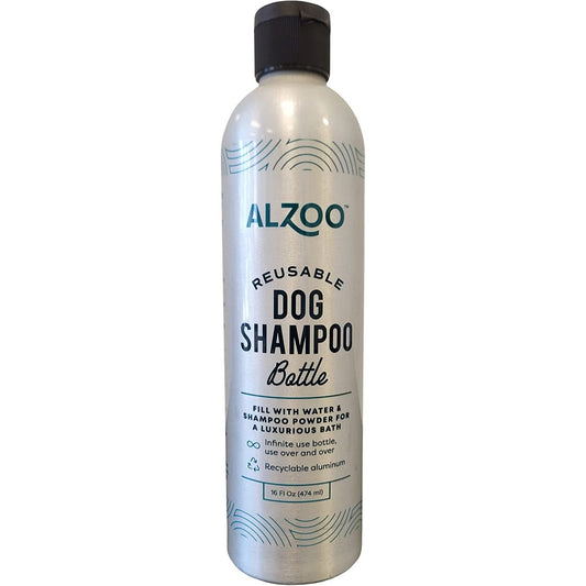 ALZOO Reusable Dog Shampoo Bottle 16 oz.