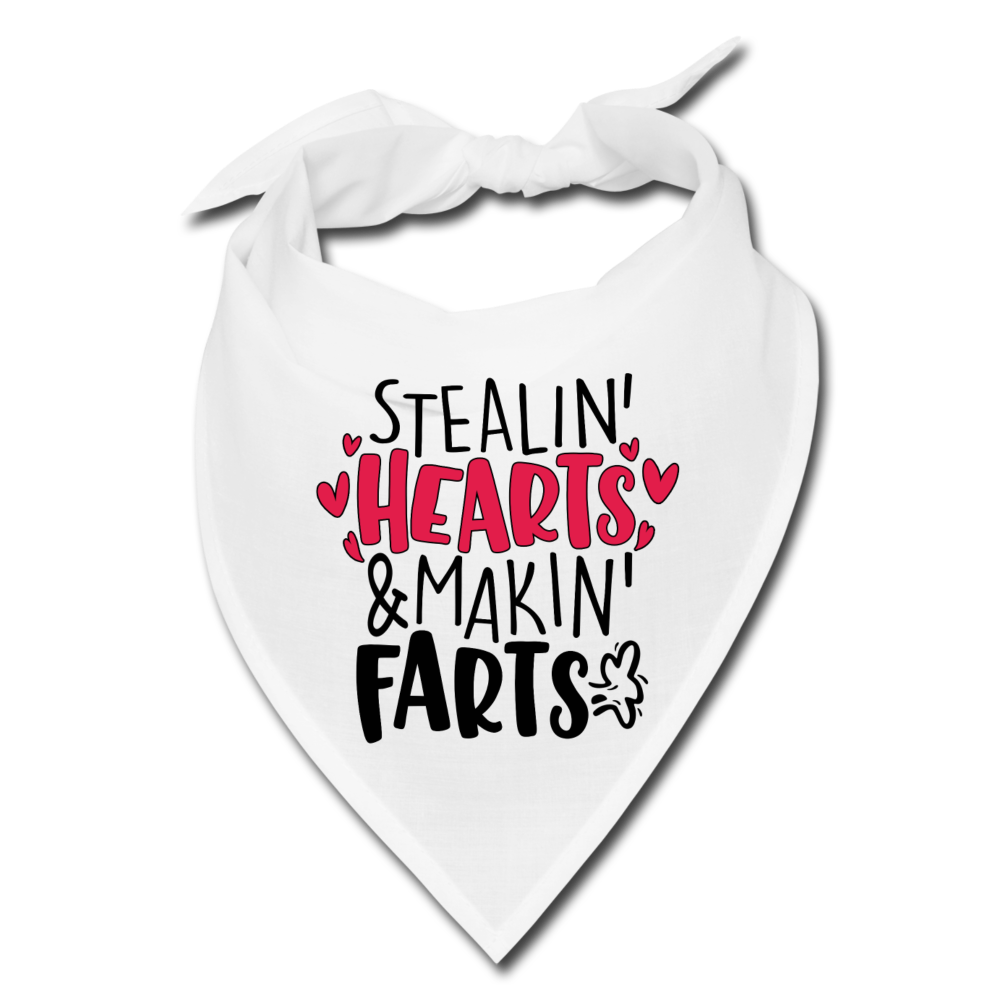Stealin' Hearts and Makin' Farts - Dog Bandana