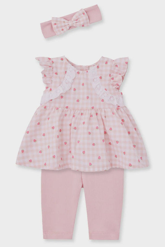 Strawberry Infant Woven Tunic Set