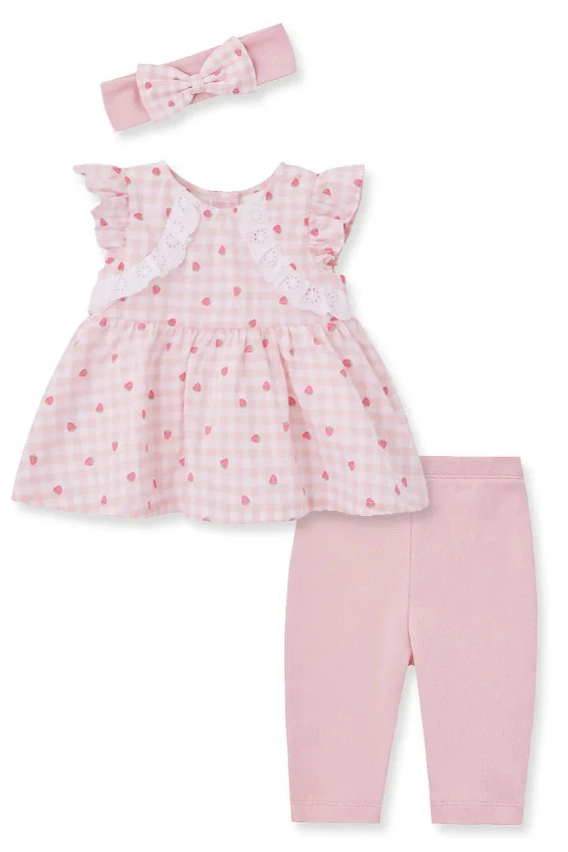 Strawberry Infant Woven Tunic Set