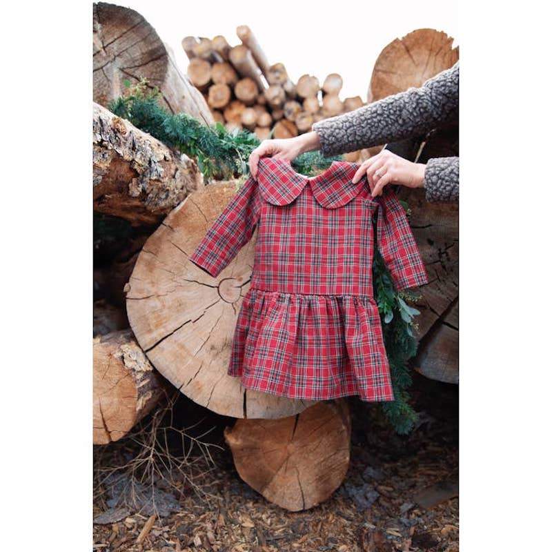 The Louise Red Plaid Dress