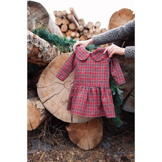 The Louise Red Plaid Dress